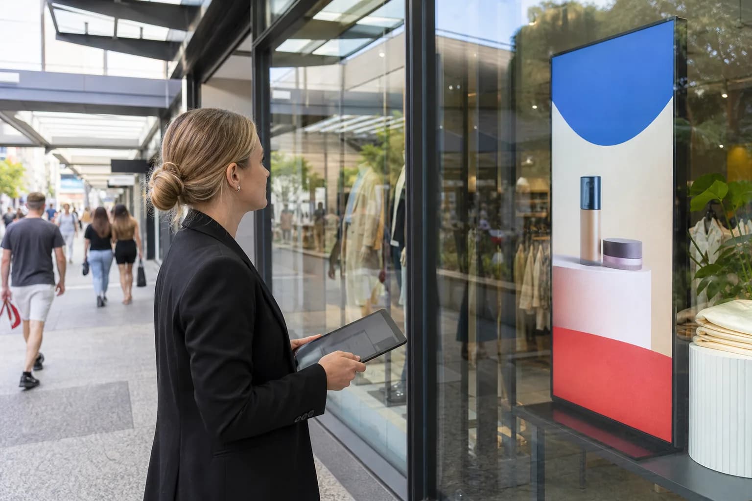 Campaign workflow commercial display product image