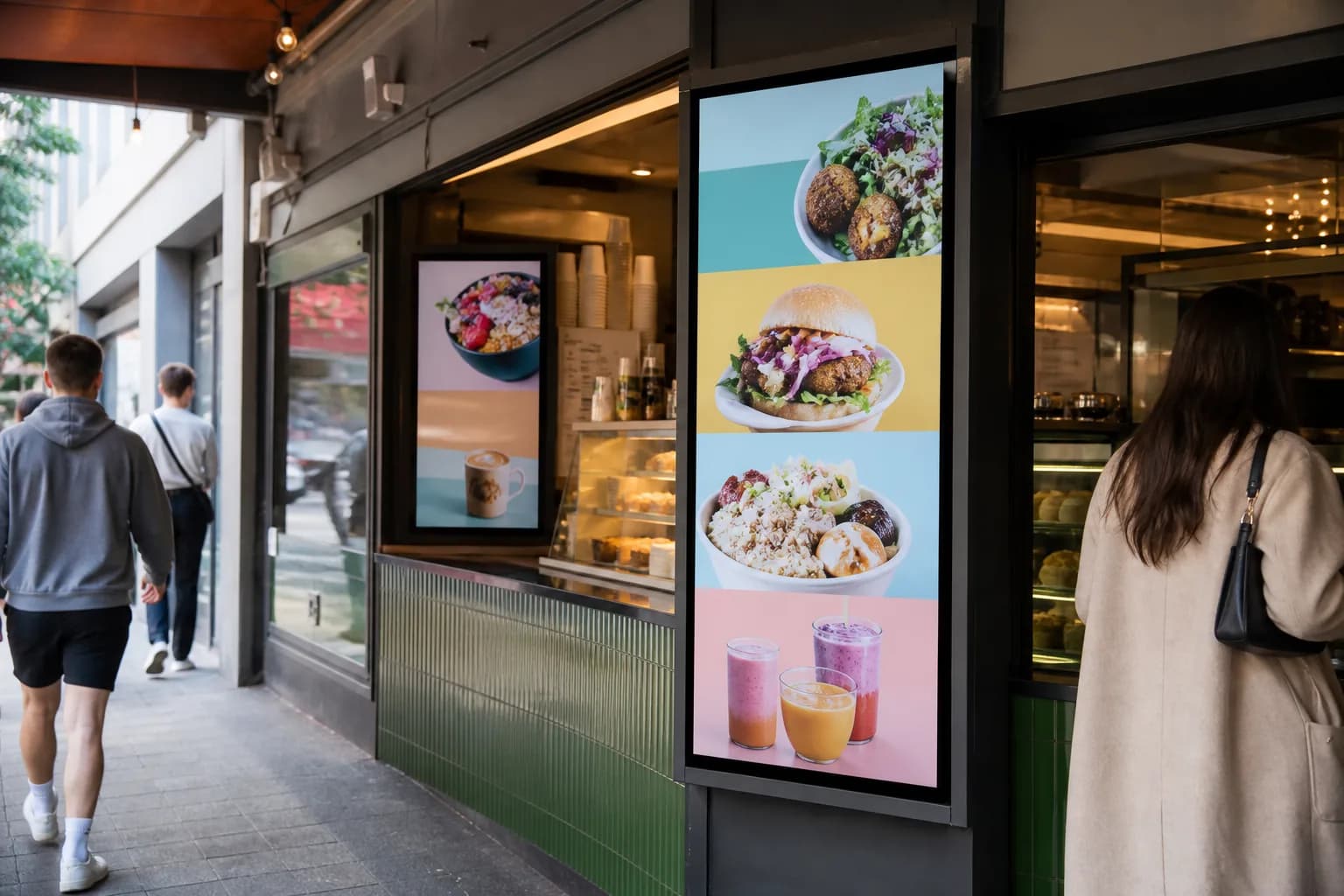 Hospitality menu display