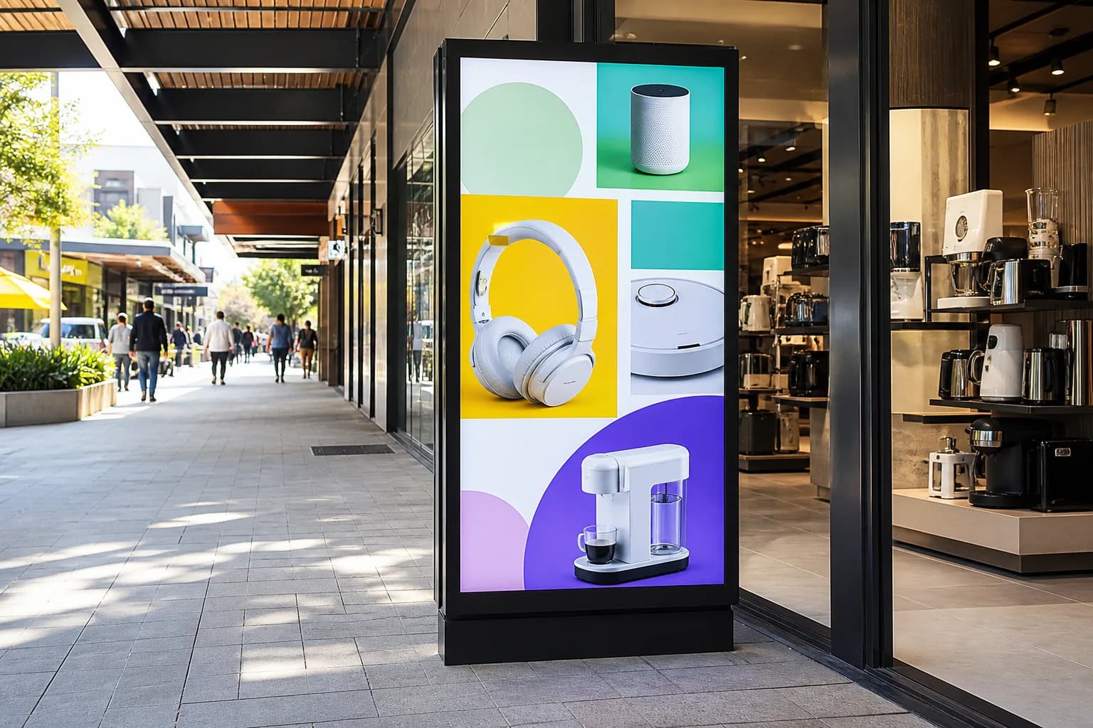 Retail precinct display