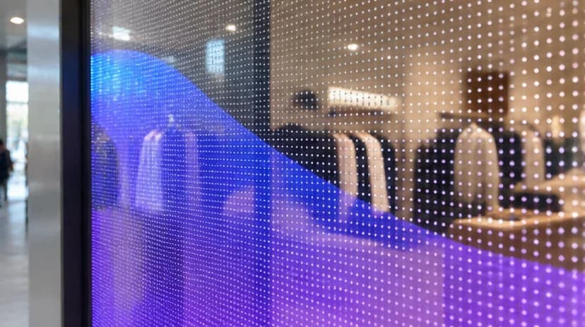 Shopfront transparent LED commercial display product image